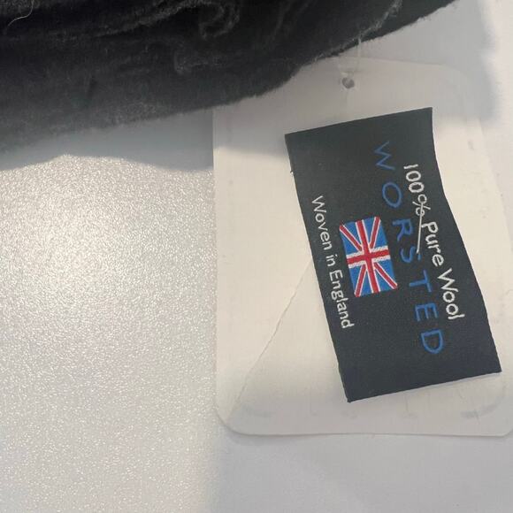 Suiting Fabric 100% Pure Wool Made in England Charcoal Gray 5.7M JP - Picture 3 of 5